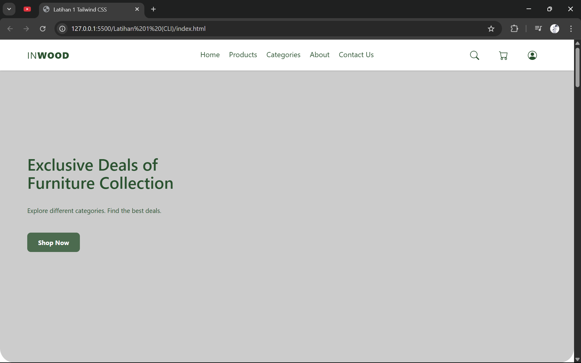 Web E-Commerce Furniture